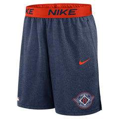 Navy/Orange Houston Astros Nike 2025 City Connect Authentic Collection Knit Shorts