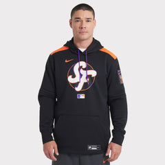 Black San Francisco Giants Nike 2025 City Connect Authentic Collection Performance Pullover Hoodie