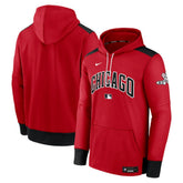 Red/Black Chicago White Sox Nike 2025 City Connect Authentic Collection Performance Pullover Hoodie