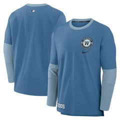 Blue Washington Nationals Nike 2025 City Connect Authentic Collection Player Dri-FIT Lightweight Pullover