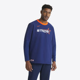 Navy Houston Astros Nike 2025 City Connect Authentic Collection Lightweight Player Performance Long Sleeve Top