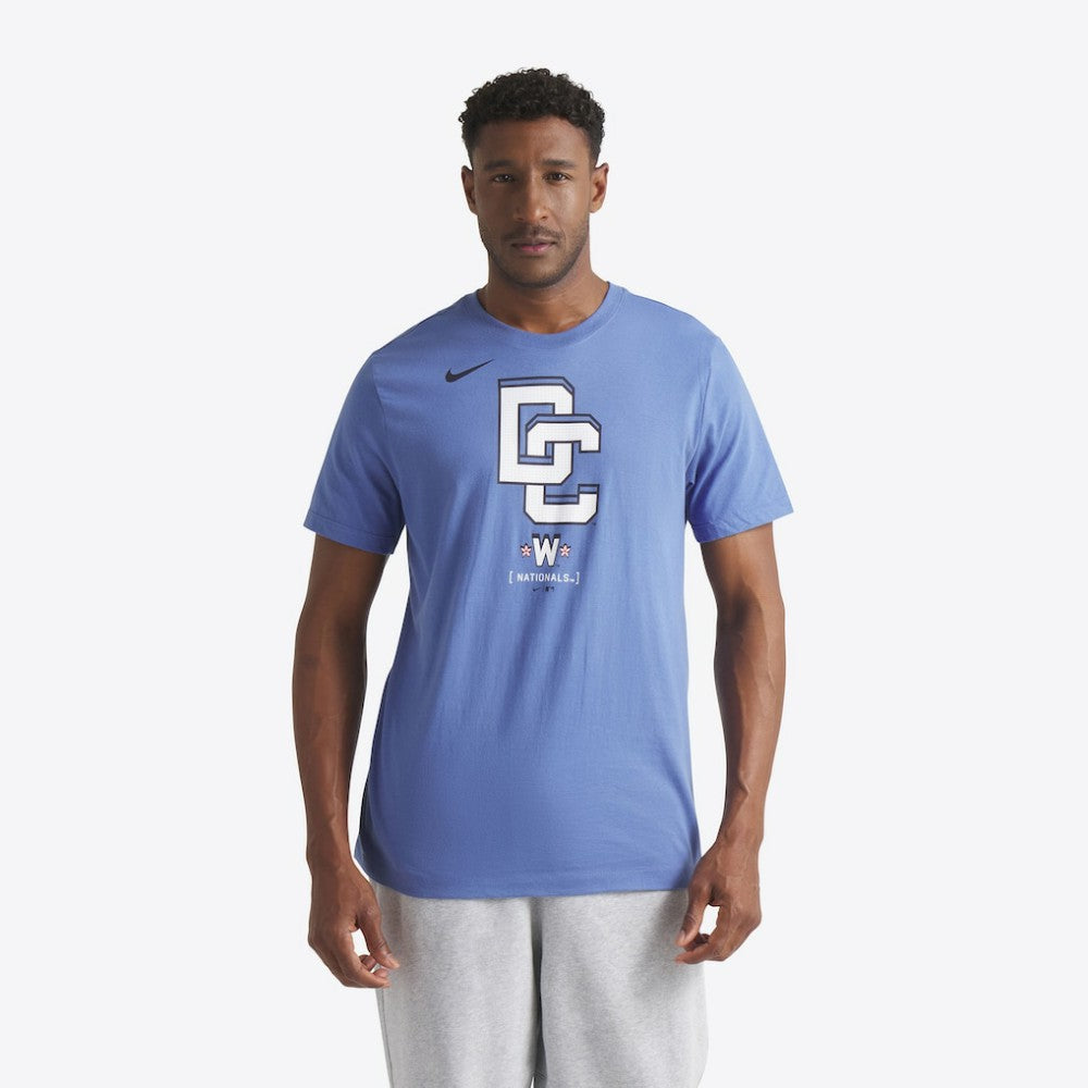 Blue Washington Nationals Nike 2025 City Connect Logo T-Shirt