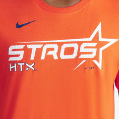 Orange Houston Astros Nike City Connect Wordmark T-Shirt