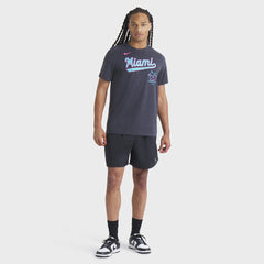 Heather Black Miami Marlins Nike City Connect Script Tri-Blend T-Shirt