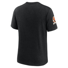 Heather Black Baltimore Orioles Nike Cooperstown Collection Eras Tri-Blend T-Shirt