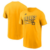 Gold San Diego Padres Nike Cooperstown Collection Retro T-Shirt
