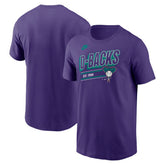 Purple Arizona Diamondbacks Nike Cooperstown Collection Retro T-Shirt