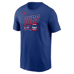 Royal Chicago Cubs Nike Cooperstown Collection Retro T-Shirt