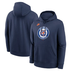 Navy Detroit Tigers Nike Cooperstown Collection Logo Club Hoodie