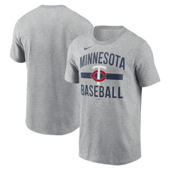 Heather Gray Minnesota Twins Nike Arched T-Shirt