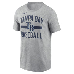 Heather Gray Tampa Bay Rays Nike Arched T-Shirt