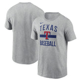 Heather Gray Texas Rangers Nike Arched T-Shirt