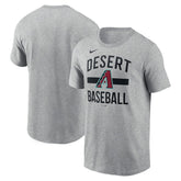 Heather Gray Arizona Diamondbacks Nike Arched T-Shirt