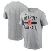 Heather Gray Detroit Tigers Nike Arched T-Shirt