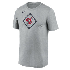 Heather Gray Washington Nationals Nike Icon Legend Dri-FIT T-Shirt