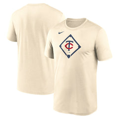 Cream Minnesota Twins Nike Icon Legend Dri-FIT T-Shirt