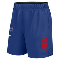 Royal Chicago Cubs Nike Woven Victory Dri-FIT Shorts