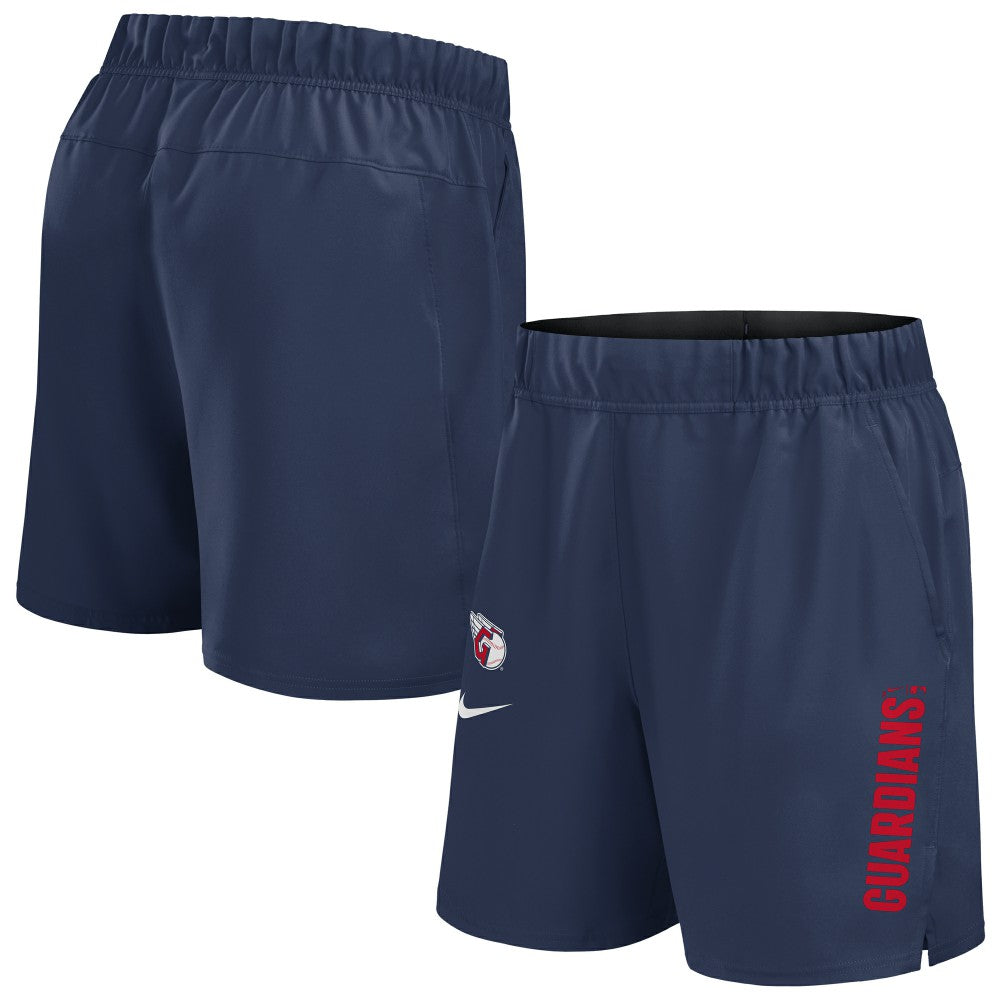 Navy Cleveland Guardians Nike Woven Victory Dri-FIT Shorts