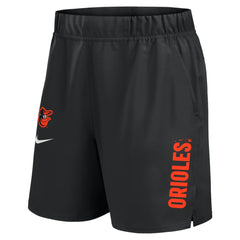 Black Baltimore Orioles Nike Woven Victory Dri-FIT Shorts