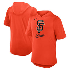 Orange San Francisco Giants Nike Tri-Blend Hoodie T-Shirt