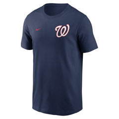 Navy Washington Nationals Nike 2-Hit T-Shirt
