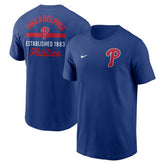 Navy Philadelphia Phillies Nike 2-Hit T-Shirt