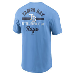 Light Blue Tampa Bay Rays Nike 2-Hit T-Shirt