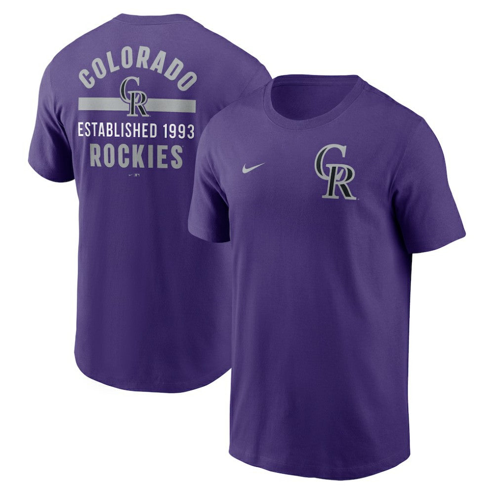 Purple Colorado Rockies Nike 2-Hit T-Shirt