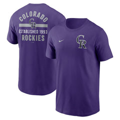 Purple Colorado Rockies Nike 2-Hit T-Shirt