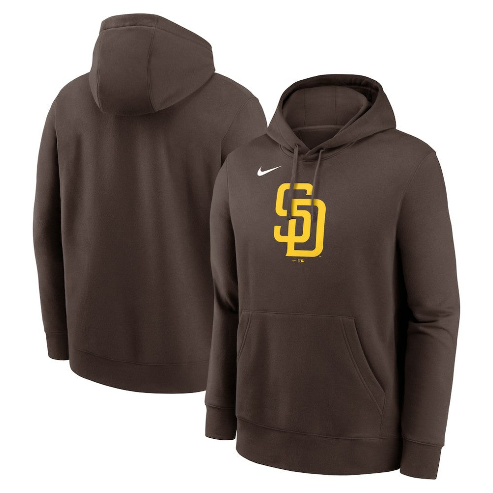 Brown San Diego Padres Nike Logo Club Fleece Hoodie