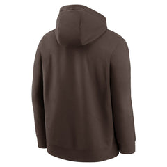 Brown San Diego Padres Nike Logo Club Fleece Hoodie