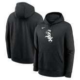 Black Chicago White Sox Nike Logo Club Fleece Hoodie