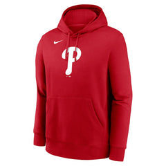 Red Philadelphia Phillies Nike Logo Club Fleece Hoodie