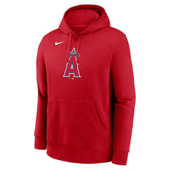 Red Los Angeles Angels Nike Logo Club Fleece Hoodie