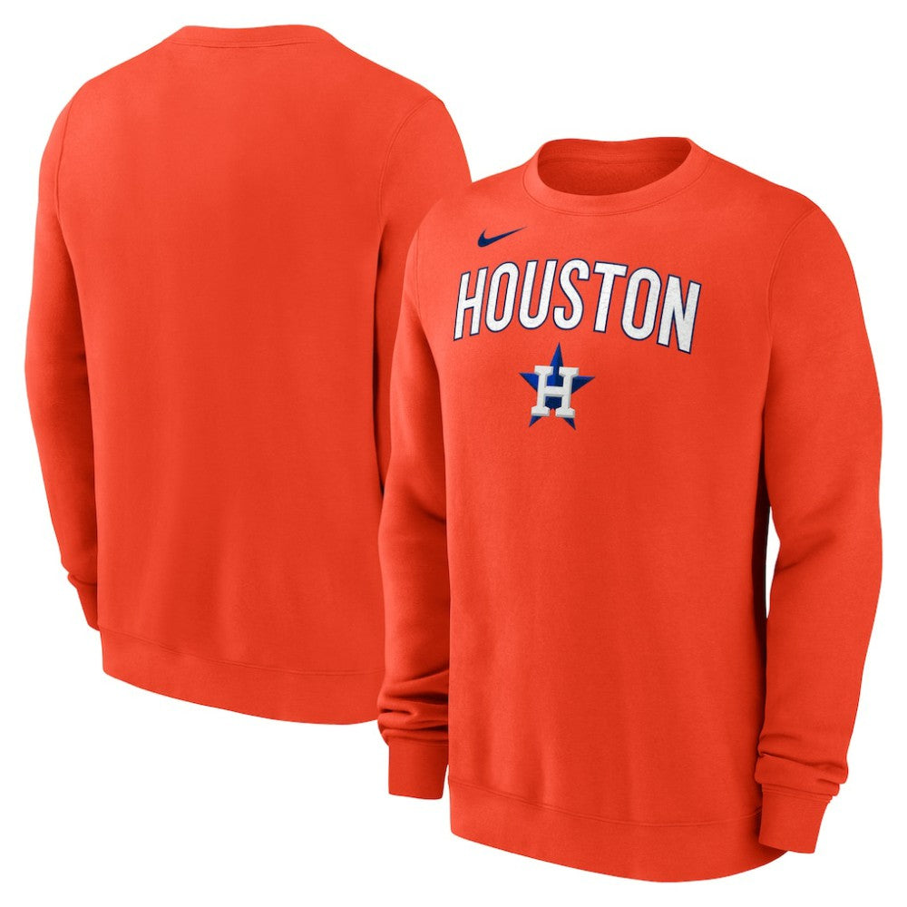 Orange Houston Astros Nike Sweatshirt