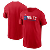 Red Philadelphia Phillies Nike Team Block T-Shirt