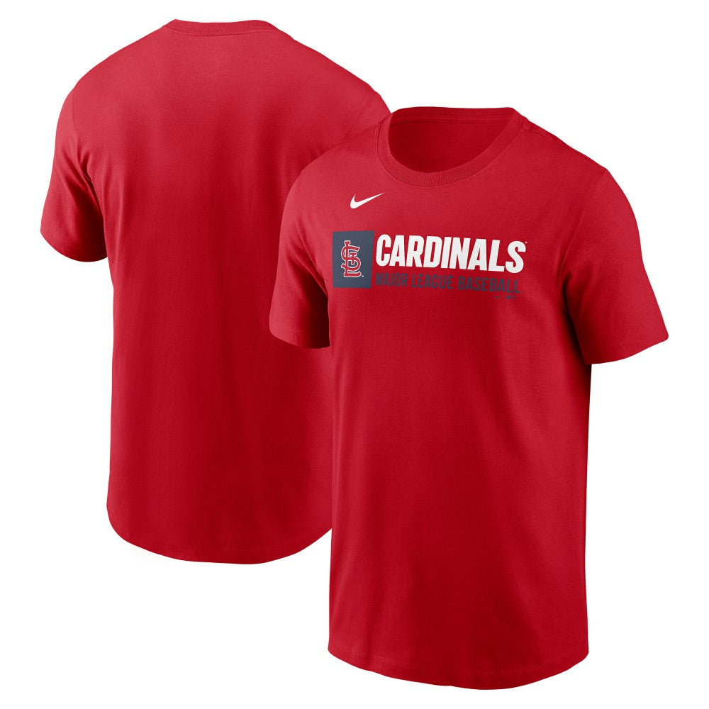 Red St. Louis Cardinals Nike Team Block T-Shirt