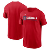 Red St. Louis Cardinals Nike Team Block T-Shirt