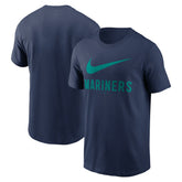 Navy Seattle Mariners Nike Swoosh T-Shirt