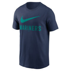 Navy Seattle Mariners Nike Swoosh T-Shirt