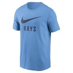 Light Blue Tampa Bay Rays Nike Swoosh T-Shirt