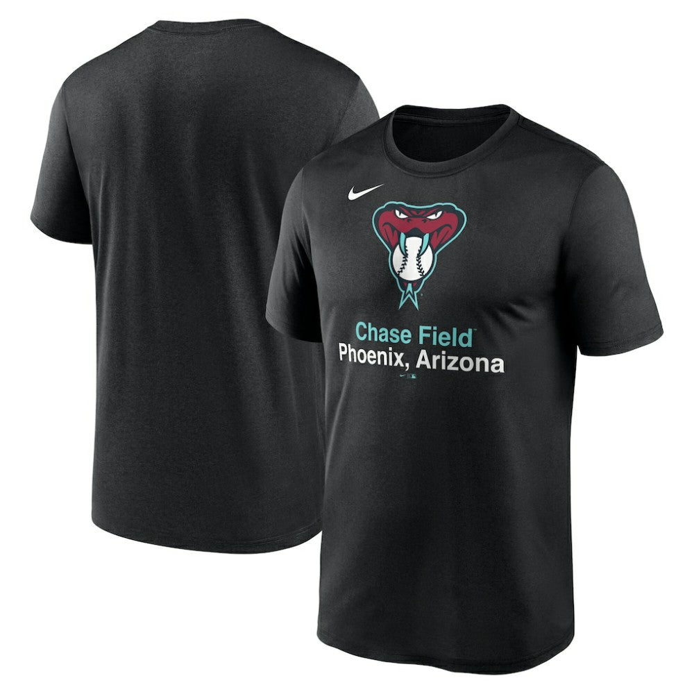 Black Arizona Diamondbacks Nike Stadium Legend Performance T-Shirt