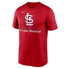 Red St. Louis Cardinals Nike Stadium Legend Performance T-Shirt