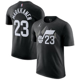 Lauri Markkanen Utah Jazz Jordan Brand Statement Edition Name & Number T-Shirt