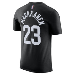 Lauri Markkanen Utah Jazz Jordan Brand Statement Edition Name & Number T-Shirt