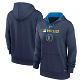 Navy Philadelphia Phillies Nike Women's City Connect Authentic Collection Therma-FIT Hoodie