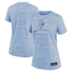 Light Blue Kansas City Royals Nike Women's Authentic Collection City Connect Velocity Dri-FIT T-Shirt