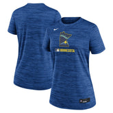 Royal Minnesota Twins Nike Women's Authentic Collection City Connect Velocity Dri-FIT T-Shirt