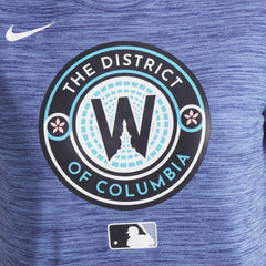 Gray Washington Nationals Nike Women's 2025 City Connect Authentic Collection Velocity Dri-FIT T-Shirt