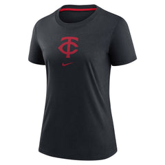 Navy Minnesota Twins Nike Women's Authentic Collection Early Work Tri-Blend T-Shirt